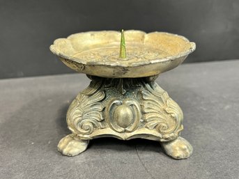 Silver Plate Candle Stand