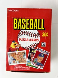 Unopened 1984 Donruss Baseball Wax Box