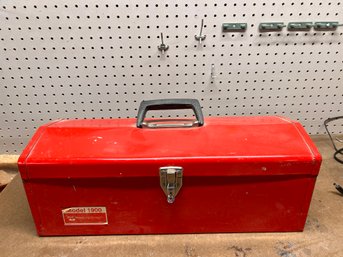 Red Toolbox With Contents