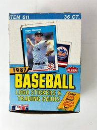 Unopened 1987 Fleer Baseball Wax Box