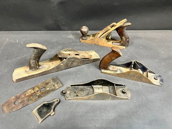 Lot Of Misc. Antique Planes Including Stanley Bailey  And Parts