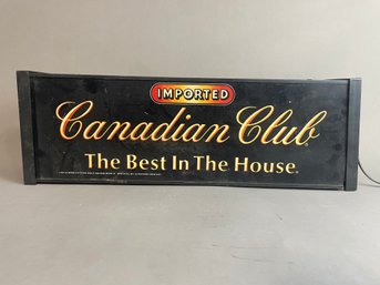 Vintage Canadian Club Pub Light