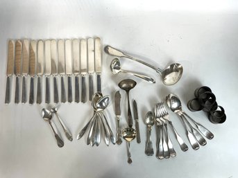 Collection Of Antique Silverplate Flatware