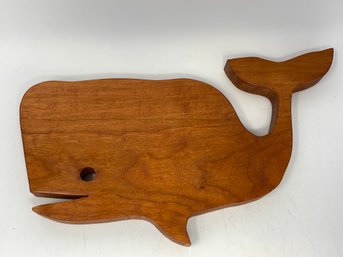 Wooden Whale Cutting Board