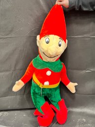 GIGANTIC Vintage Stuffed Elf Figure