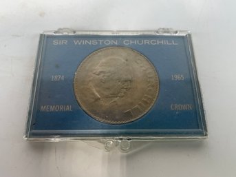 1965 Churchill One Crown Queen Elizabeth II Coin  (8)