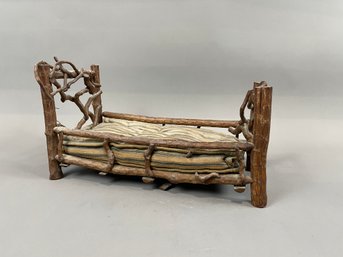 Antique Twig Doll Bed