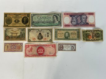 Foreign Paper Currency Lot (14)