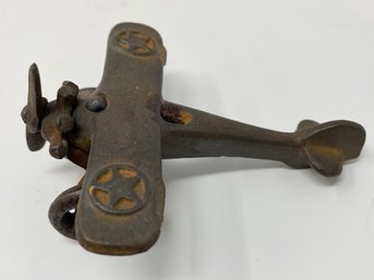 Cast Iron Airplane Toy