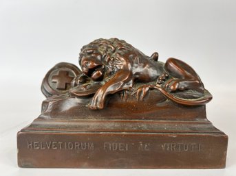 Lion Of Lucerne Desk Statue