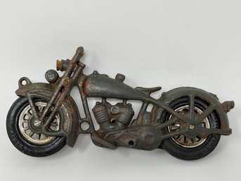 Cast Iron Motorcycle Toy