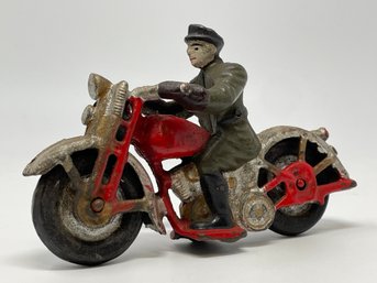 Cast Iron Motorcycle Toy