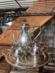 Vintage Silverplate Tea Set