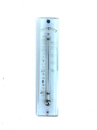 Antique Milk Glass Thermometer