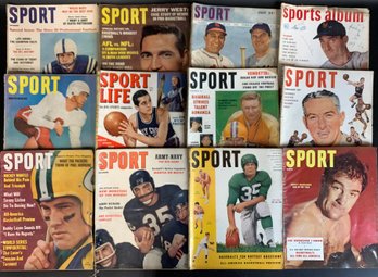 Group Of Vintage SPORT Magazines From The 1940s - 1960s