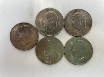 Lot Of 5 Eisenhower Dollars (33)