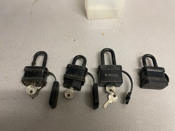 Group Of 4 Weather Proof Locks