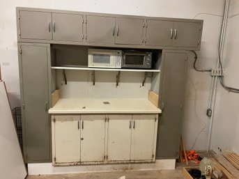 Vintage Metal Kitchenette Cabinets