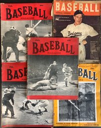 Group Of Baseball Magazine From 1950s And More!