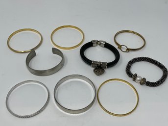 Vintage Costume Jewelry Bracelet & Bangle Lot