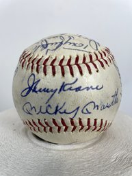 1960s New York Yankees Signed Baseball