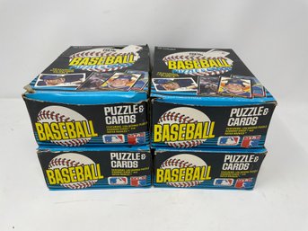 4 Boxes Of 1985 Donruss Baseball Singles