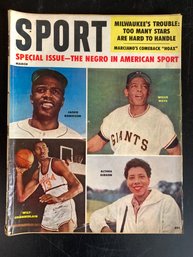 Sport Magazine MARCH 1960 JACKIE ROBINSON Willie Mays Wilt Chamberlin