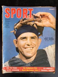 Vintage Sport Magazine Sport Magazine Yogi Berra Cover