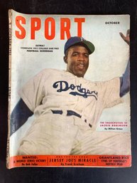 Jackie Robinson Sport Magazine Oct 1951