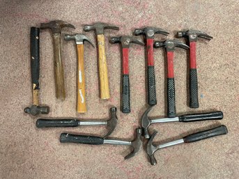 Lot Of 12 Hammers Stanley And More