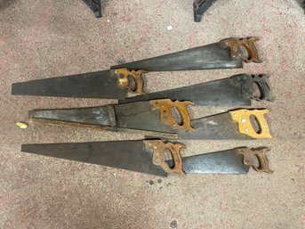 Lot Of 7 Hand Saws