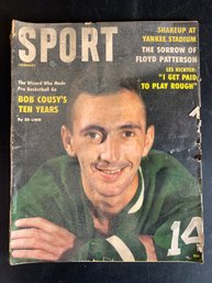 Vintage Sport Magazine Bob Cousy Cover