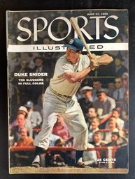 Sports Illustrated June 1955 Duke Snider Cover