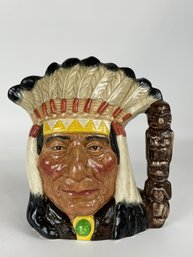 Large North American Indian Toby Mug