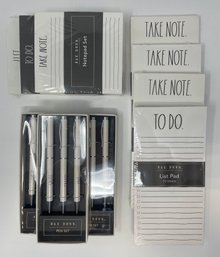 Brand NEW! Rae Dunn Pen & Note Pad Lot