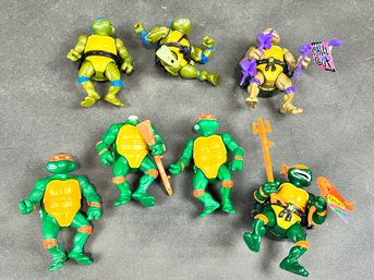 Lot Of 1990s TMNT Figures - As Is