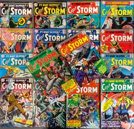 Collection Of Vintage Capt. Storm Comics #1-18