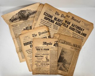 Group Of Turn Of The Century Newspapers