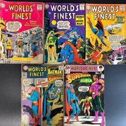 Group Of Worlds Finest Comics Including #91, #98, #125, #171 & #200