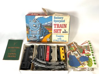 Vintage Marx Train Set In Original Box