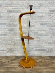 Mid Century Rattan Floor Lamp - Possibly Ritts Co Tropitan - Unmarked