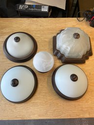 Assorted Flush Mount Lamp Fixtures