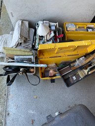 HUGE Painters Lot !!! Brushes, Drop Cloths And More!