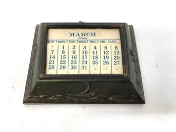 Vintage Desk Calendar