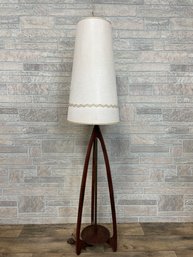 Mid Century Modeline Sculptural Walnut Floor Lamp After Adrian Pearsall
