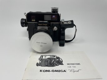 Koni-Omega: Rapid Omega 100 Medium Format Camera With Wide Omegon 58mm Lens