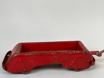 Vintage Pressed Steel Streamline Miniature Wagon Wyandotte?