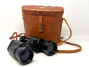 Vintage Binolux Binoculars In Original Case 7x50 No. E-8-6412