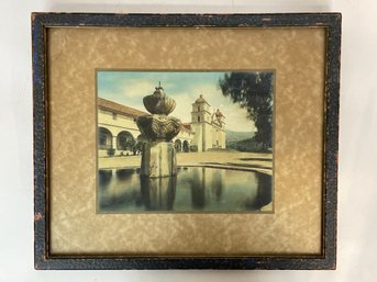 Antique Framed Tinted Photo