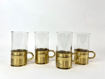 Brass Turkish Coffee Cups